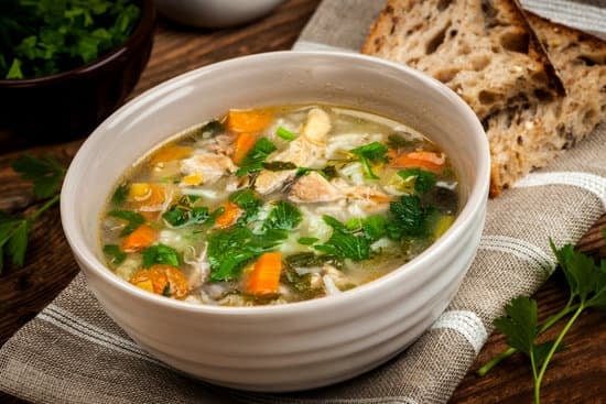 Chicken Soup with Rice and Vegetables
