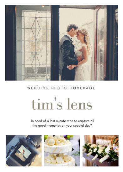 white wedding photography flyer templates by canva bridal flyers