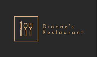 restaurant business card