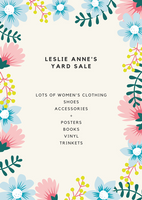 floral border yard sale flyer templates by canva flyer borders templates