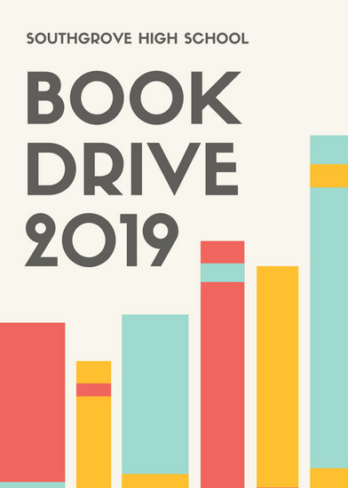 book drive flyer ideas