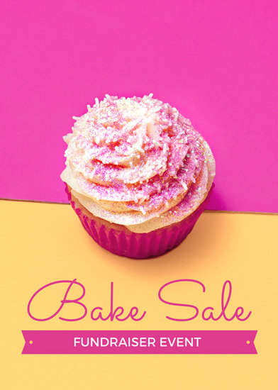 cupcake sale flyer
