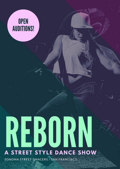 pink purple green street dance auditions talent flyer templates by dance audition flyers