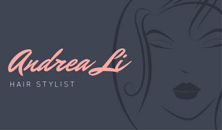 hair stylist business card