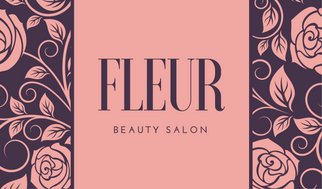 beauty salon business cards