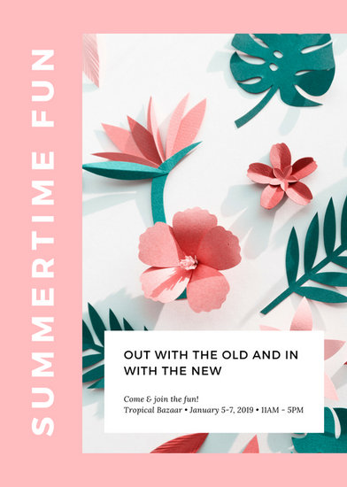summer event flyer template