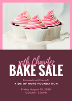 cupcake sale flyer