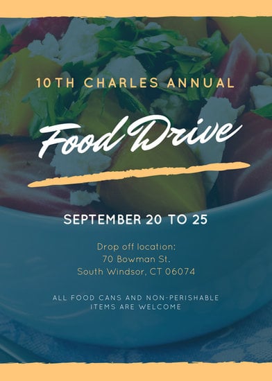 book drive flyer ideas