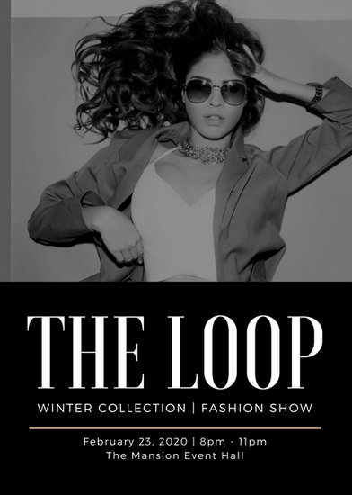 fashion show flyer