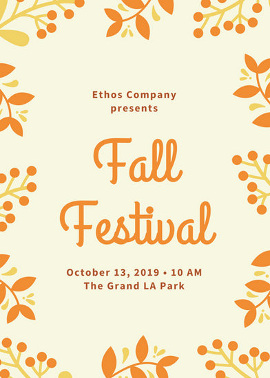 fall flyer