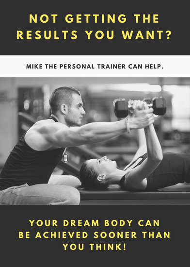 personal trainer flyer ideas