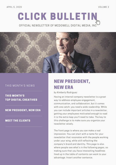 new employee newsletter