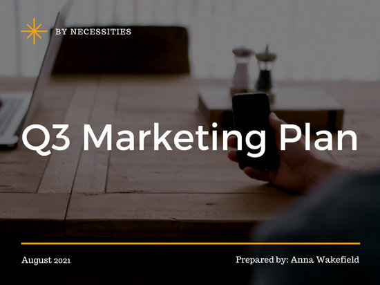 marketing plan presentation
