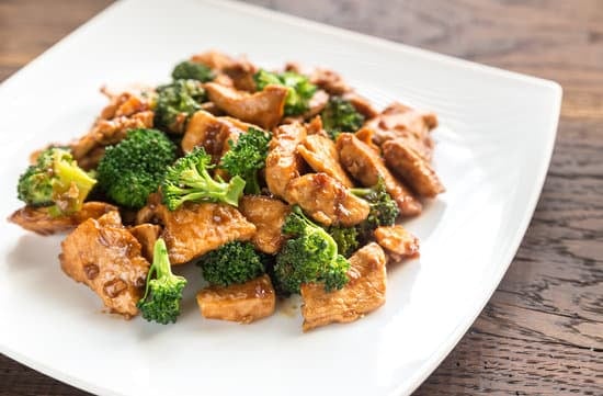 Chicken with broccoli
