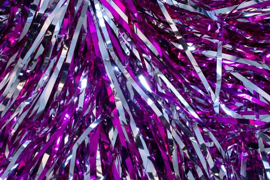Cheerleader Silver And Purple Pom Poms Cheerleader Silver And Purple Pom Poms