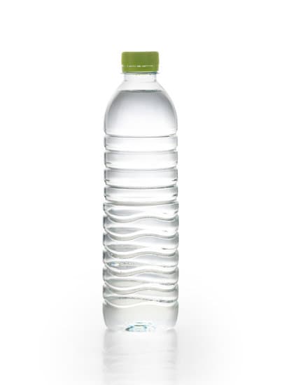 plain plastic water bottle