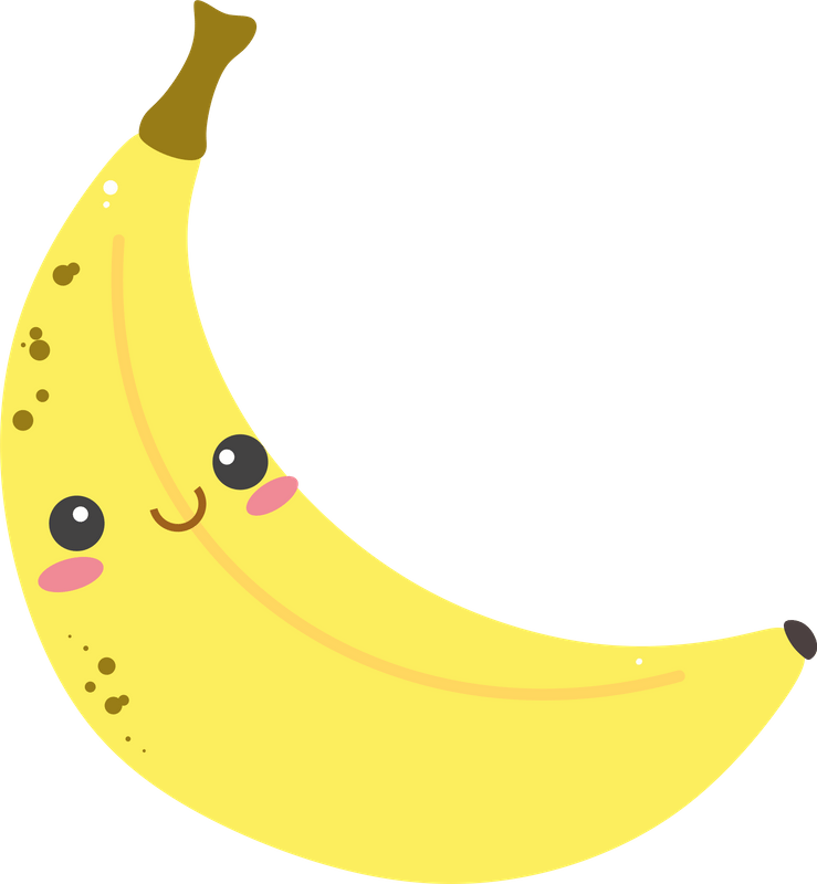 Cute Banana Cartoon